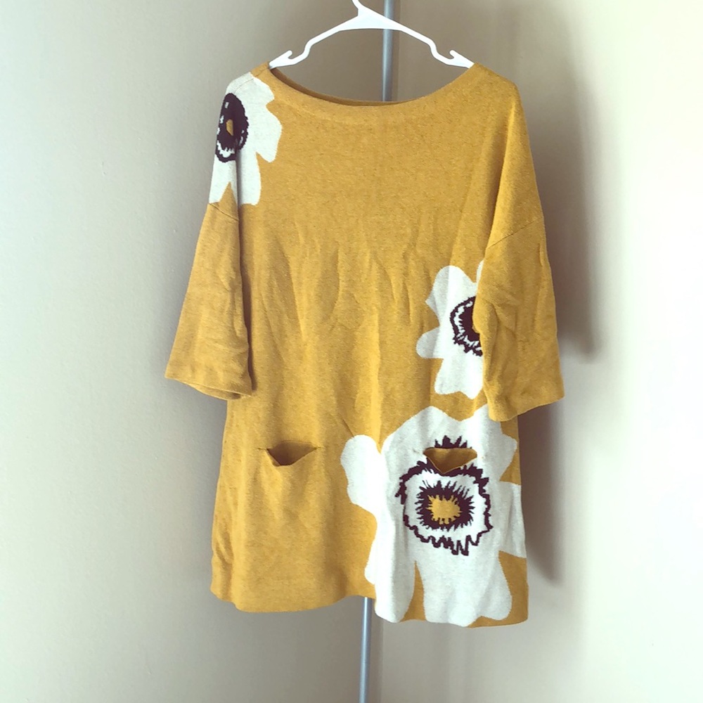 Floral print MOD style dress.